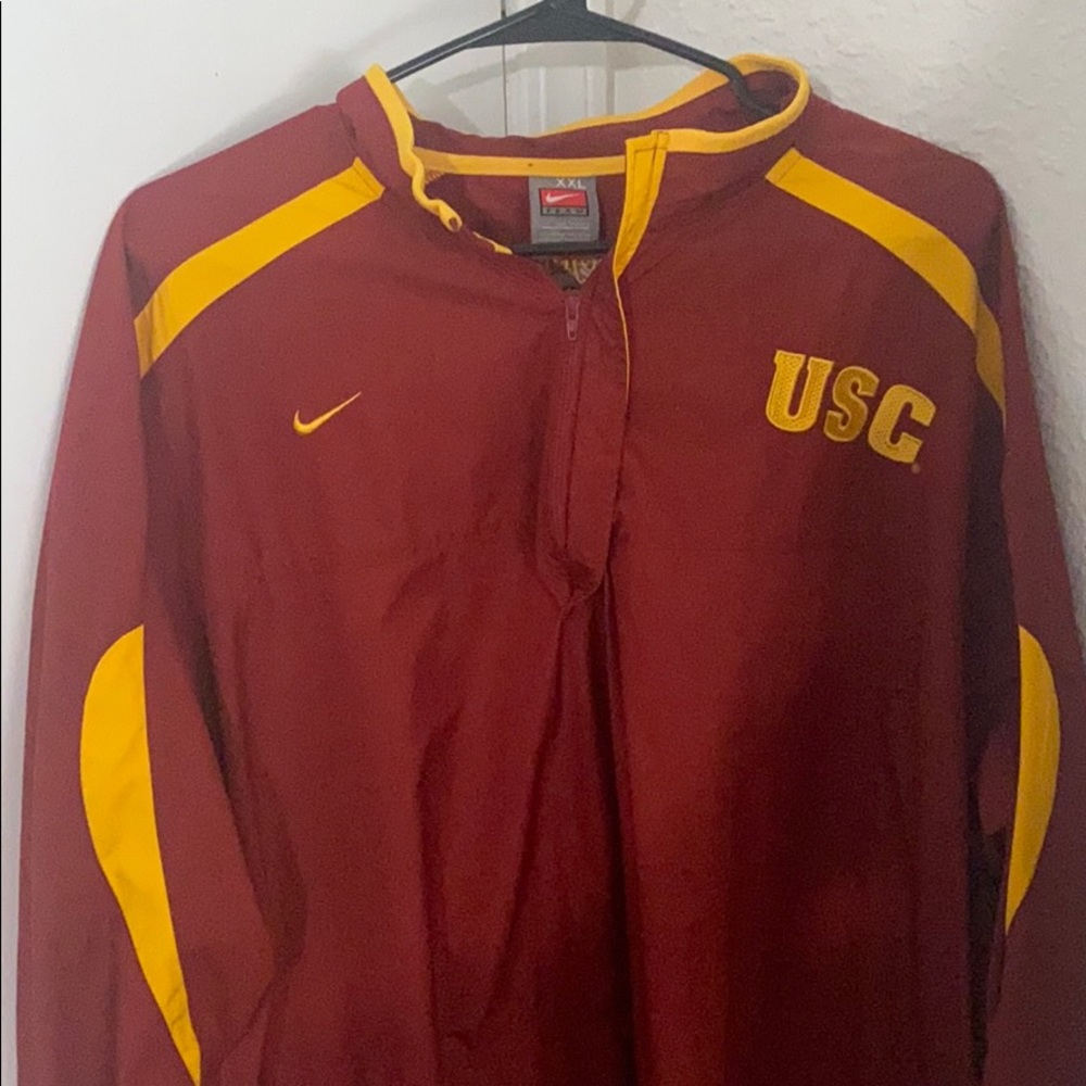 Vintage Nike USC Windbreaker Pullover 2XL